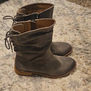 Sofft Sharnell Waterproof Suede Lace-Up Boots